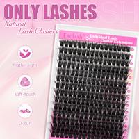 FADLASH 100D 3D Effect Wispy Thick Lash Extension Clusters Beauty In Full Bloom Volume