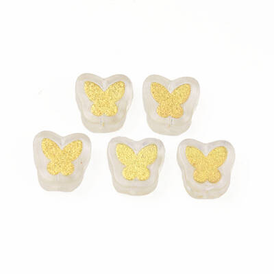 Electroplate Transparent Handmade Lampwork Beads