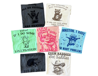 2 FOR 30 VERSION ONE - Colorful Tees - Funny Shirts - Choose Your Designs - All Shirts Come As Shown on Color in Photo - SET ...