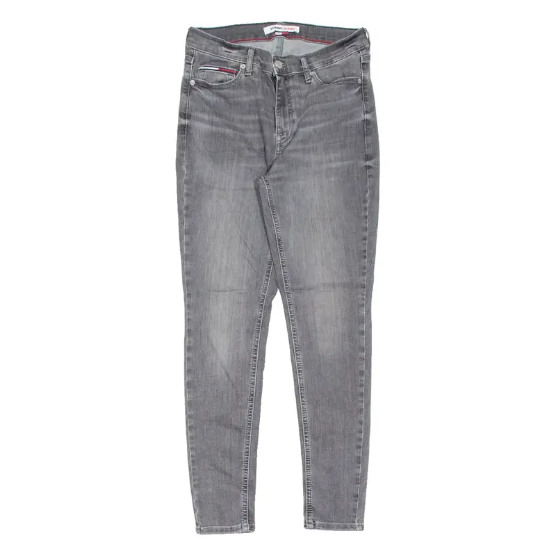 TOMMY HILFIGER Womens Jeans Grey Slim Skinny W30 L28