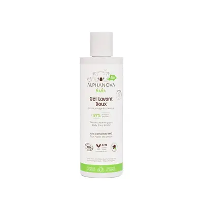 Alphanova Baby Soft Cleansing Gel Body, Face & Hair 200ml