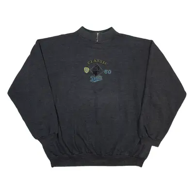 BLUE SEVEN American Football Mens Sweatshirt Grey L