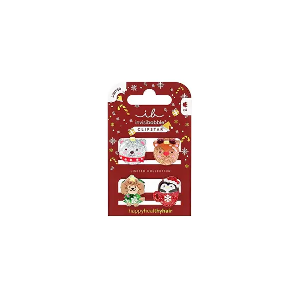 Invisibobble Clipstar Kids Sparkle In A Cup Fermaglio Per Capelli 4 Pezzi