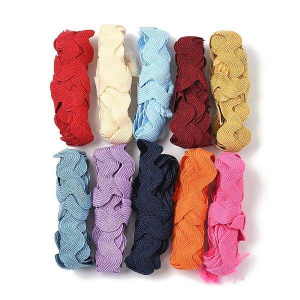 Polyester Wave Lace Trim Ribbon