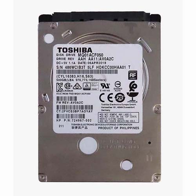 724967-002 HP 500GB 7200RPM SATA 6Gb/s 16MB Cache SFF 2.5-inch Hard Drive
