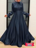 Women's Plain Ruched Tie Back A Line Dress, Chic Elegant Flounce Sleeve Maxi Dress for Party Holiday Wedding Guest, Dresses ...