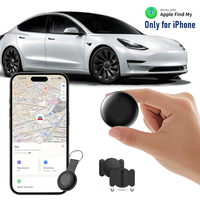 GPS Tracker for Car,Works with Apple Find My (iOS Only),Mini Trackers Device with Weatherproof Magnetic Case-No Monthly Fee-B...
