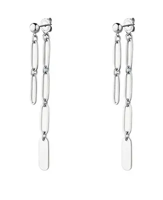 Brosway Essential BNL099 2 in 1 Long Steel Earrings