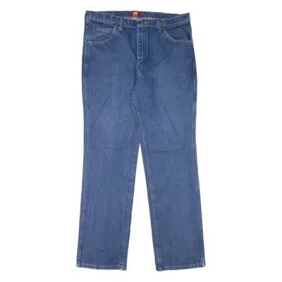 WRANGLER MWZ Mens Jeans Blue Slim Straight W36 L34