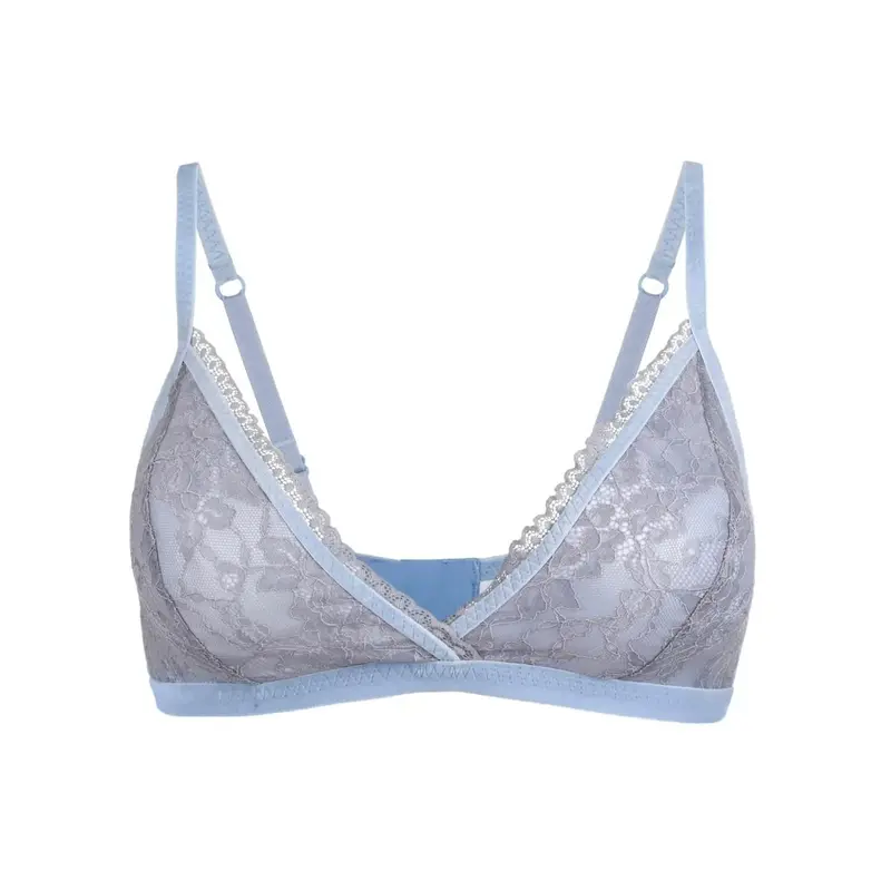 Serenity - Lace Organic Cotton & Silk Bralette | Size: 16