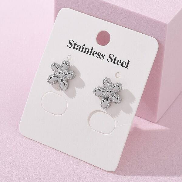 304 Stainless Steel Stud Earrings