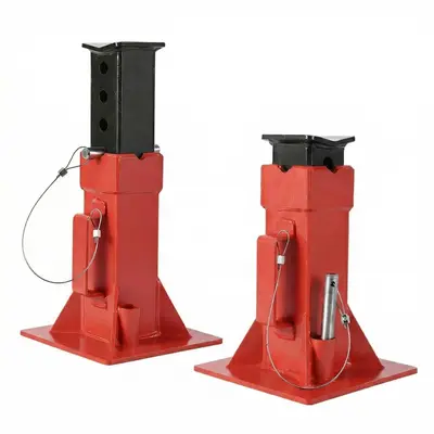 Garvee Heavy-Duty 12 Ton Jack Stands, 2 Pack Pin Type Supports with Quick-Lock for Trucks, RVs & Trailers, 11-18.5 Inch Adjus...