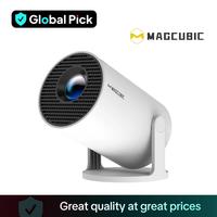 GLOBAL PICK Magcubic Portable Projector HY300 Pro, Wireless Android 11 Dual WiFi6 290ANSI Allwinner H713 BT5.4 1080P 1280*720...