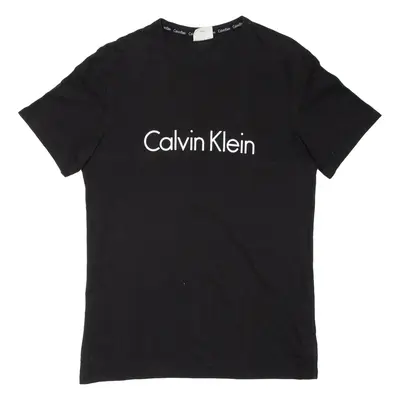 CALVIN KLEIN Mens T-Shirt Black S