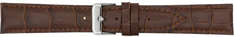 A-Nis Cinturino Coccodrillo Imbottito Ak1306.02 - Larghezza: 22 Mm