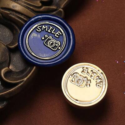 Smile Wax Seal Brass Stamp Heads