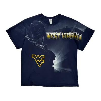 West Virginia Mountaineers Delta Graphic T-Shirt - XL Black Cotton
