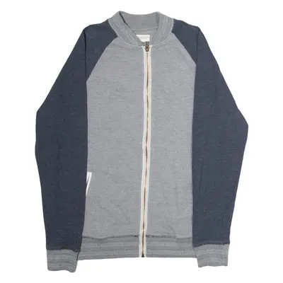 LEVI'S Slim Fit Mens Bomber Jacket Grey Colourblock M