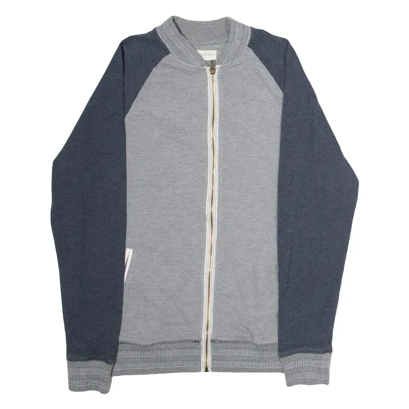 LEVI'S Slim Fit Mens Bomber Jacket Grey Colourblock M