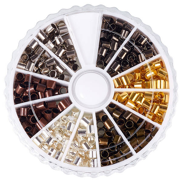 Brass Tube Pearl 6 Colour with Fold Case