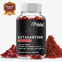 Pslalae - Vegan Icelandic Astaxanthin 12 mg | Non-GMO - 60/120 Veggie Softgels (2 Month Supply) Safe and Reliable Long-term S...