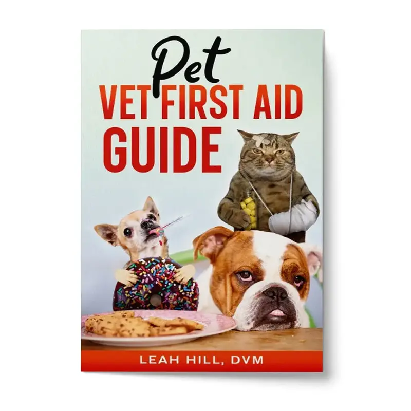 Pet Vet First Aid Guide: Handbook for Pet Emergencies – Easy-to-Read Charts, CPR, Toxicity Calculators & Step-by-Step Instr...