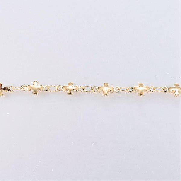 Handmade Ion Plating(IP) 304 Stainless Steel Bar Link Chains