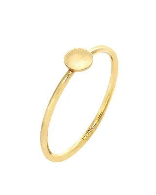 Flat Dot Ring | Metal Color: Gold | Size: 7