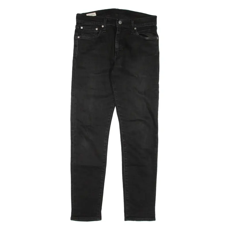 LEVI'S 512 BIG E Jeans Mens Black Slim Tapered W30 L32