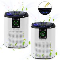 Cobectal 2-Pack H13 True HEPA Air Purifiers – Compact Room Cleaners with 3-in-1 Filter, Aroma Diffuser, and Sleep Mode – ...
