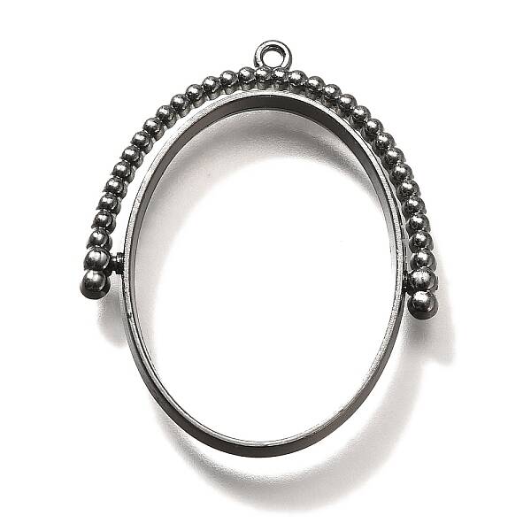 Alloy Open Back Bezel Pendants