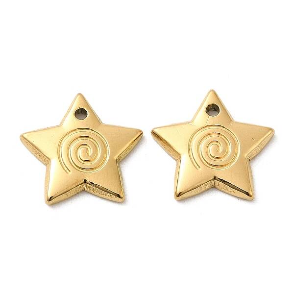 Ion Plating(IP) 316L Surgical Stainless Steel Charms