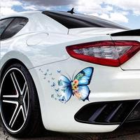 Butterfly Pattern Car Sticker, Self-adhesive Car Window Sticker, Decorative Sticker, Universal Car Accessories for Window, Bu...