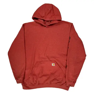 Carhartt Tall Hoodie - XL Red Cotton Blend