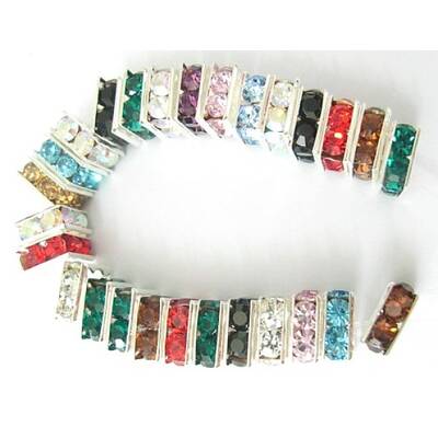 Rhinestone Spacer Beads