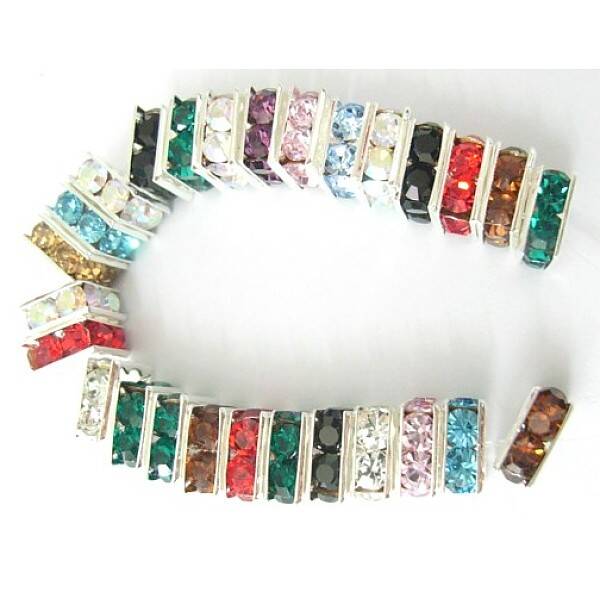 Rhinestone Spacer Beads