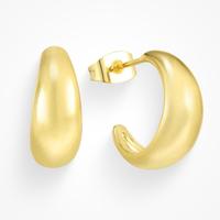 Evry Jewels Kendall Hoops – Chunky Gold Hoop Earrings in Two Sizes for Effortless, Everyday Glam – Bold Statement Jewelry