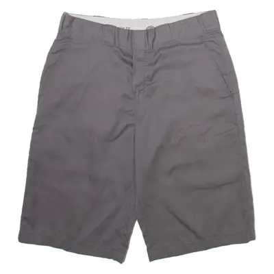 DICKIES Mens Workwear Shorts Grey Striped M W32