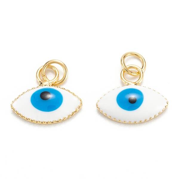 Brass Enamel Pendants