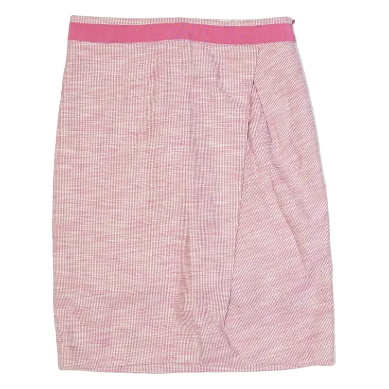 JIGSAW Womens Straight Skirt Pink Knee Length M