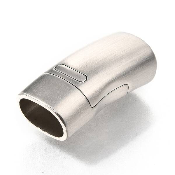 Tarnish Resistant 304 Stainless Steel Magnetic Clasps with Glue-in Ends