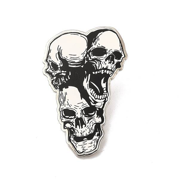 Printed Alloy Brooch for Backpack Clothes