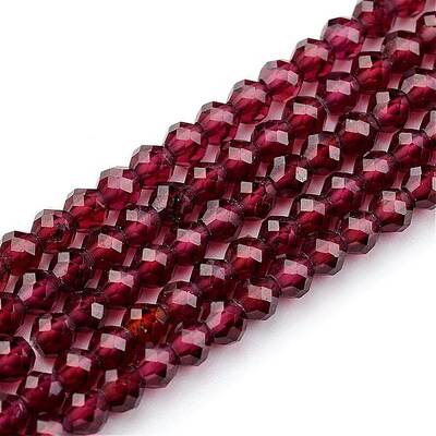 Natural Garnet Beads Strands