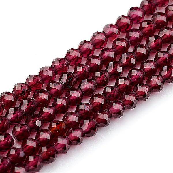 Natural Garnet Beads Strands