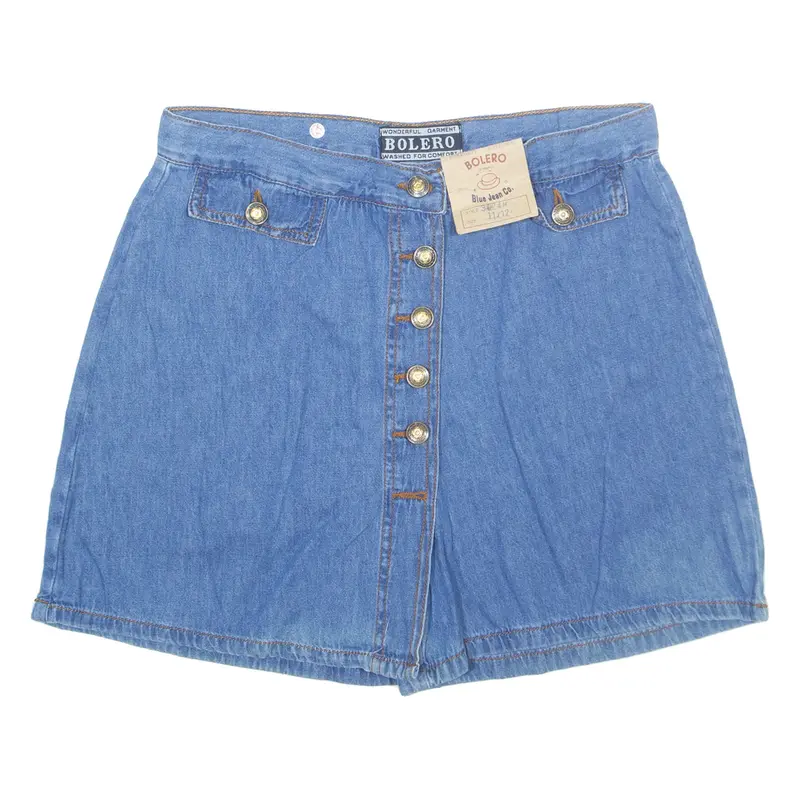 BOLERO Womens Denim Shorts Blue M W29