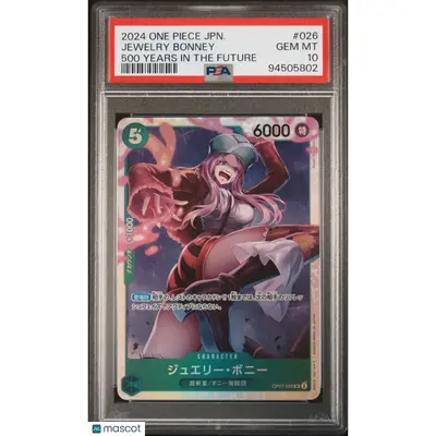 PSA One Piece CCG Jewelry Bonney #026 Japanese 10