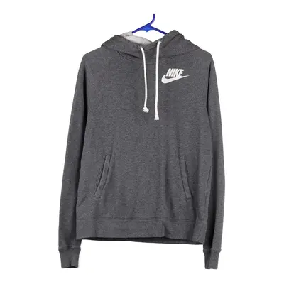 Nike Hoodie - Medium Grey Cotton Blend