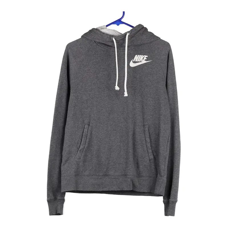 Nike Hoodie - Medium Grey Cotton Blend