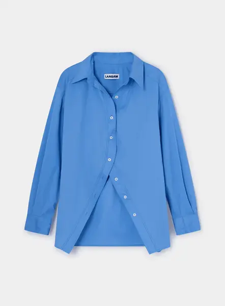 NO BOYFRIEND BLUE SHIRT | Size: S