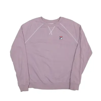 FILA Sweatshirt Purple Mens S